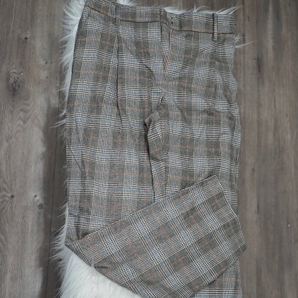 Women's Nine West High Rise Straight Leg Trousers Dress Pants